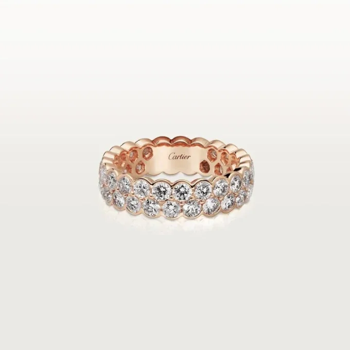 Broderie De Cartier Wedding Band – Pink Gold, Diamonds – Cartier Broderie De Cartier Wedding Band – Pink Gold, Diamonds – Cartier