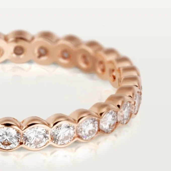 Broderie De Cartier Wedding Band – Pink Gold, Diamonds – Cartier Broderie De Cartier Wedding Band – Pink Gold, Diamonds – Cartier
