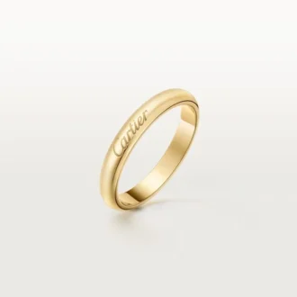 C De Cartier Wedding Band, 3 Mm Width