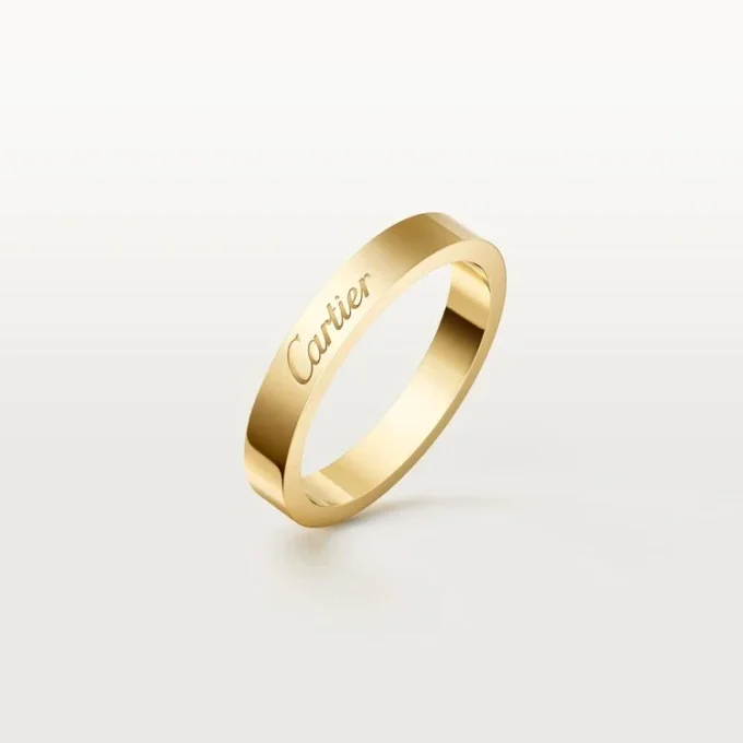 C De Cartier Wedding Band, 3 Mm Width C De Cartier Wedding Band, 3 Mm Width