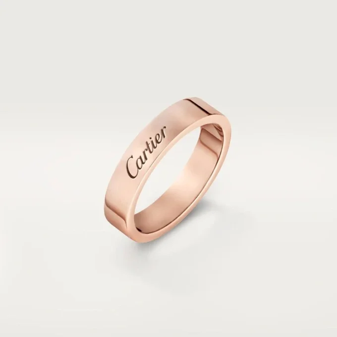 C De Cartier Wedding Band – Pink Gold – Cartier C De Cartier Wedding Band – Pink Gold – Cartier