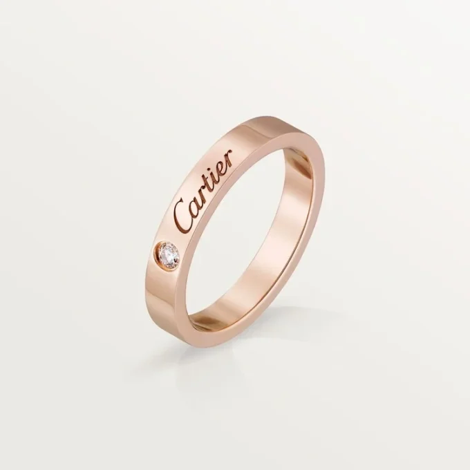 C De Cartier Wedding Band – Pink Gold, Diamond – Cartier C De Cartier Wedding Band – Pink Gold, Diamond – Cartier