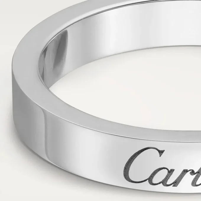 C De Cartier Wedding Band – Platinum – Cartier C De Cartier Wedding Band – Platinum – Cartier