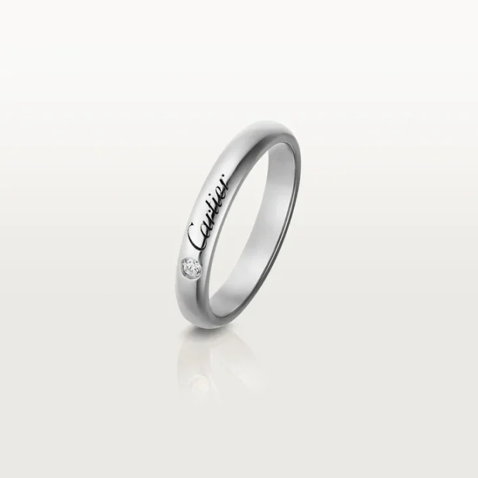 C De Cartier Wedding Band – Platinum, Diamond – Cartier C De Cartier Wedding Band – Platinum, Diamond – Cartier