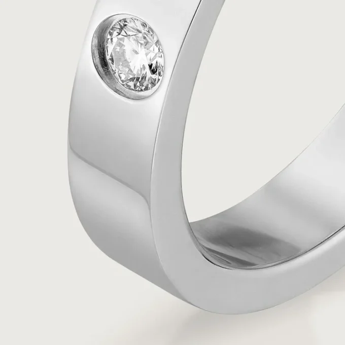 C De Cartier Wedding Band – Platinum, Diamond – Cartier C De Cartier Wedding Band – Platinum, Diamond – Cartier