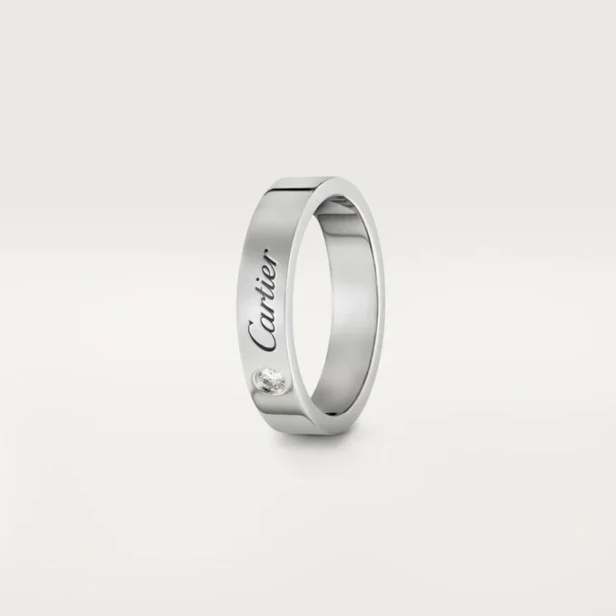 C De Cartier Wedding Band – Platinum, Diamond – Cartier C De Cartier Wedding Band – Platinum, Diamond – Cartier