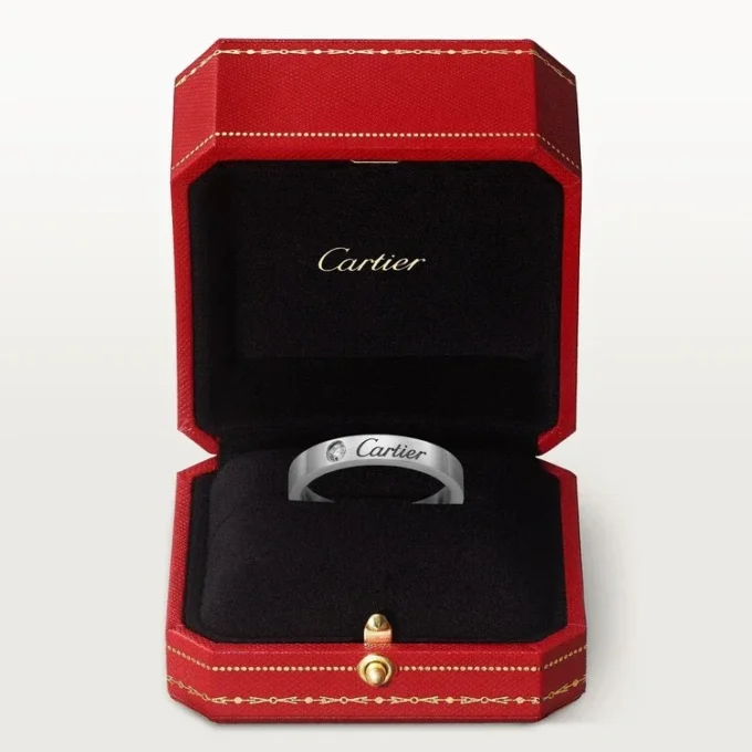 C De Cartier Wedding Band – Platinum, Diamond – Cartier C De Cartier Wedding Band – Platinum, Diamond – Cartier