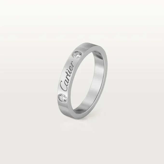 C De Cartier Wedding Band – Platinum, Diamonds – Cartier C De Cartier Wedding Band – Platinum, Diamonds – Cartier