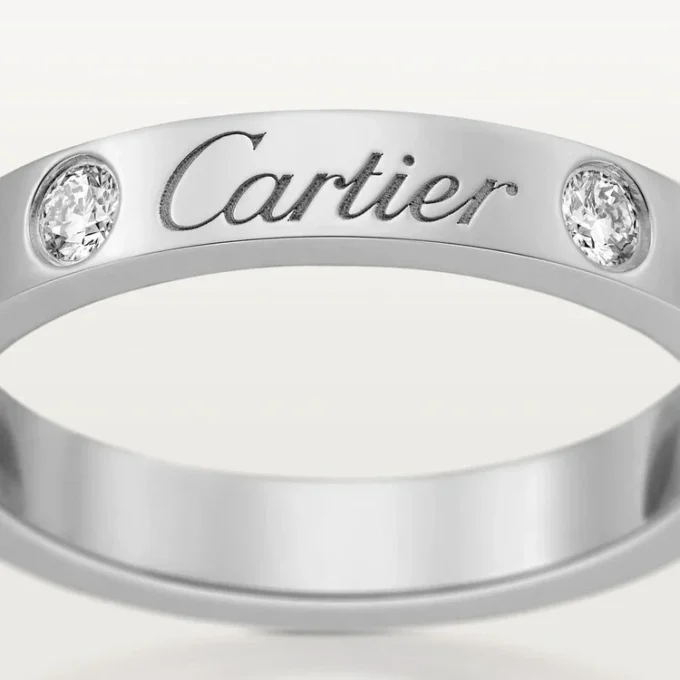 C De Cartier Wedding Band – Platinum, Diamonds – Cartier C De Cartier Wedding Band – Platinum, Diamonds – Cartier