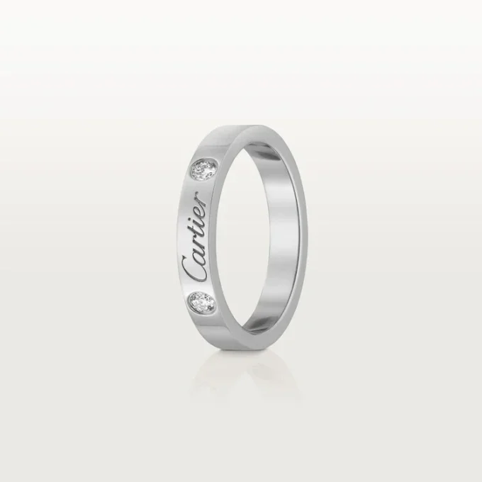 C De Cartier Wedding Band – Platinum, Diamonds – Cartier C De Cartier Wedding Band – Platinum, Diamonds – Cartier