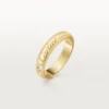 C De Cartier Wedding Ring, 4 Mm Width, 1 Diamond C De Cartier Wedding Ring, 4 Mm Width, 1 Diamond