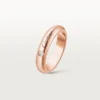 C De Cartier Wedding Ring, 4 Mm Width, 1 Diamond C De Cartier Wedding Ring, 4 Mm Width, 1 Diamond