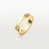 C De Cartier Wedding Ring, 4 Mm Width, 1 Diamond C De Cartier Wedding Ring, 4 Mm Width, 1 Diamond