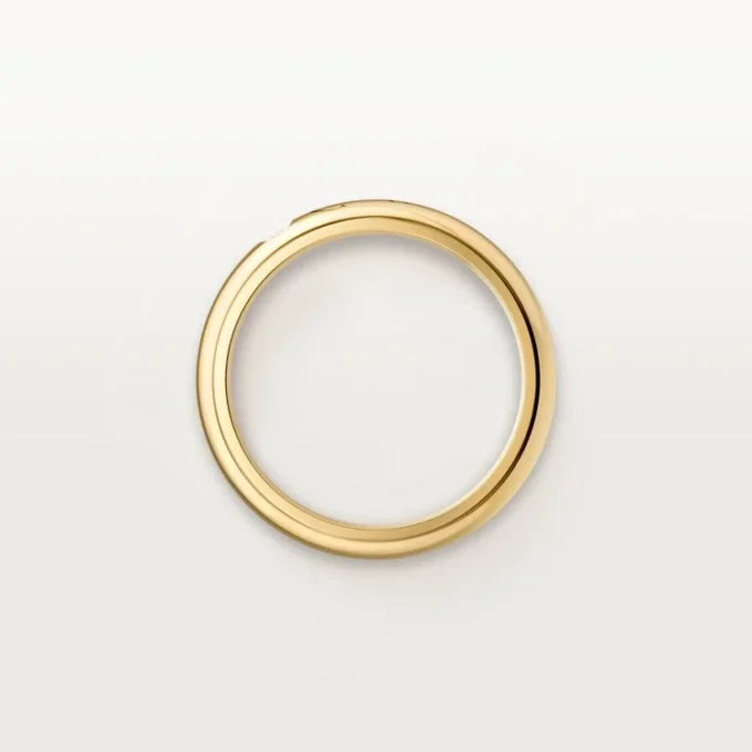 C De Cartier Wedding Ring, 4 Mm Width, 1 Diamond C De Cartier Wedding Ring, 4 Mm Width, 1 Diamond