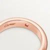 C De Cartier Wedding Ring, 4 Mm Width, 1 Diamond C De Cartier Wedding Ring, 4 Mm Width, 1 Diamond