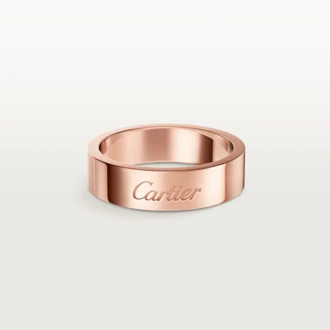 C De Cartier Wedding Ring, 5 Mm Width C De Cartier Wedding Ring, 5 Mm Width