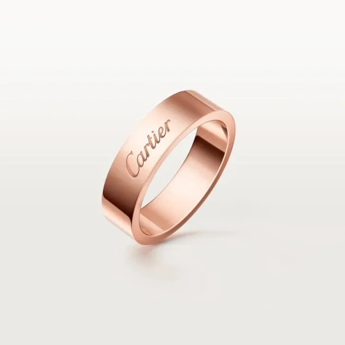 C De Cartier Wedding Ring, 5 Mm Width C De Cartier Wedding Ring, 5 Mm Width