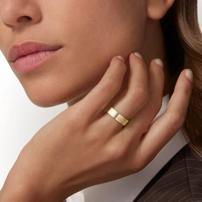 C De Cartier Wedding Ring, 5 Mm Width C De Cartier Wedding Ring, 5 Mm Width