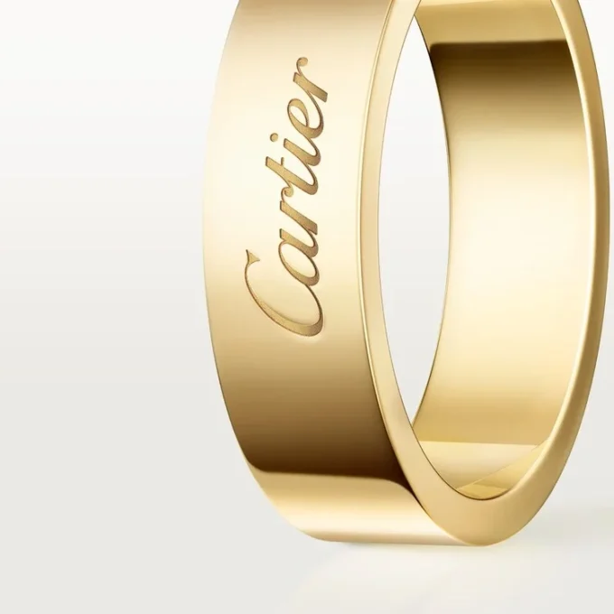 C De Cartier Wedding Ring, 5 Mm Width C De Cartier Wedding Ring, 5 Mm Width