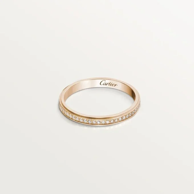 Cartier D’amour Wedding Band – Pink Gold, Diamonds – Cartier Cartier D’amour Wedding Band – Pink Gold, Diamonds – Cartier