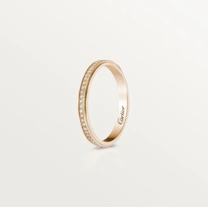 Cartier D’amour Wedding Band – Pink Gold, Diamonds – Cartier Cartier D’amour Wedding Band – Pink Gold, Diamonds – Cartier