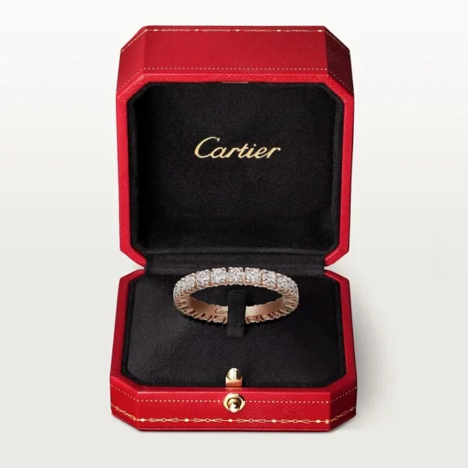Cartier Destinee Wedding Band – Pink Gold, Diamonds – Cartier
