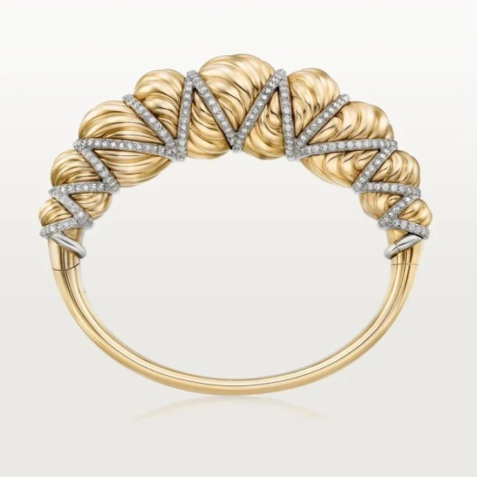 Cartier Libre Tressage Bracelet, Diamonds Cartier Libre Tressage Bracelet, Diamonds