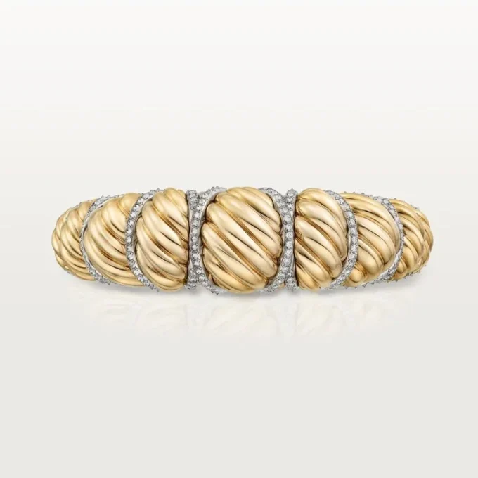 Cartier Libre Tressage Bracelet, Diamonds Cartier Libre Tressage Bracelet, Diamonds