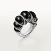 Cartier Libre Tressage Ring, Metaquartzite, Diamonds