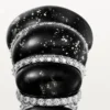Cartier Libre Tressage Ring, Metaquartzite, Diamonds
