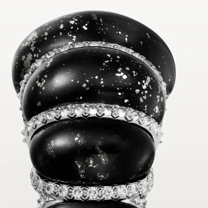 Cartier Libre Tressage Ring, Metaquartzite, Diamonds