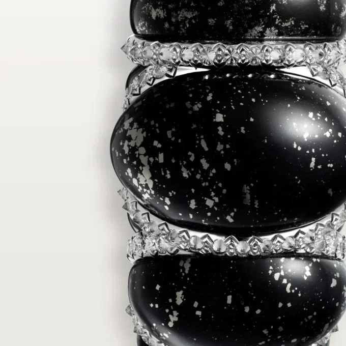 Cartier Libre Tressage Ring, Metaquartzite, Diamonds