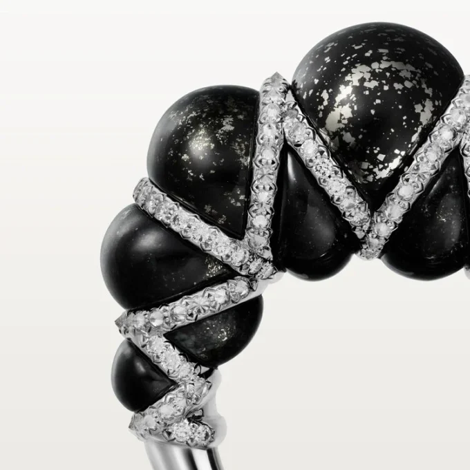 Cartier Libre Tressage Ring, Metaquartzite, Diamonds