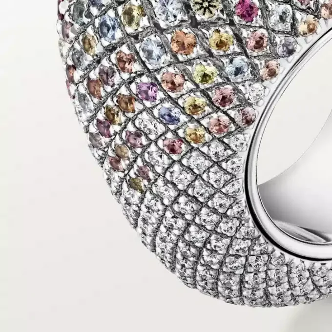 Cartier Libre Tuttitutti Ring, Umba Sapphires, Diamonds