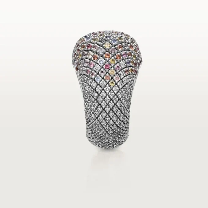Cartier Libre Tuttitutti Ring, Umba Sapphires, Diamonds