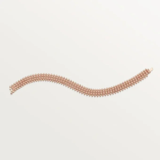 Clash De Cartier Bracelet, Flexible, Double Row, Paved Clash De Cartier Bracelet, Flexible, Double Row, Paved