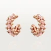 Clash De Cartier Earrings, Pink Chalcedony Clash De Cartier Earrings, Pink Chalcedony