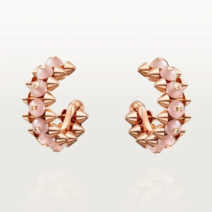 Clash De Cartier Earrings, Pink Chalcedony Clash De Cartier Earrings, Pink Chalcedony