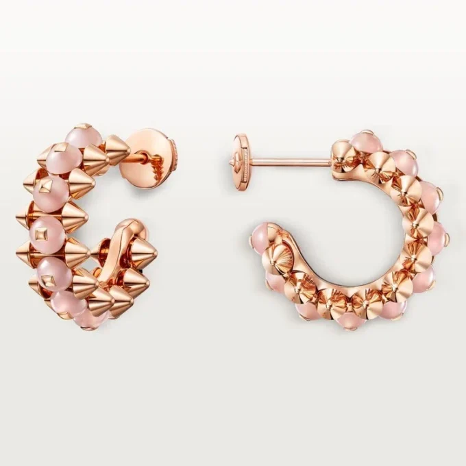 Clash De Cartier Earrings, Pink Chalcedony Clash De Cartier Earrings, Pink Chalcedony