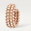 Clash De Cartier Hoop Earrings, Double Row Clash De Cartier Hoop Earrings, Double Row