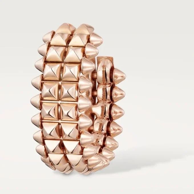 Clash De Cartier Hoop Earrings, Double Row Clash De Cartier Hoop Earrings, Double Row