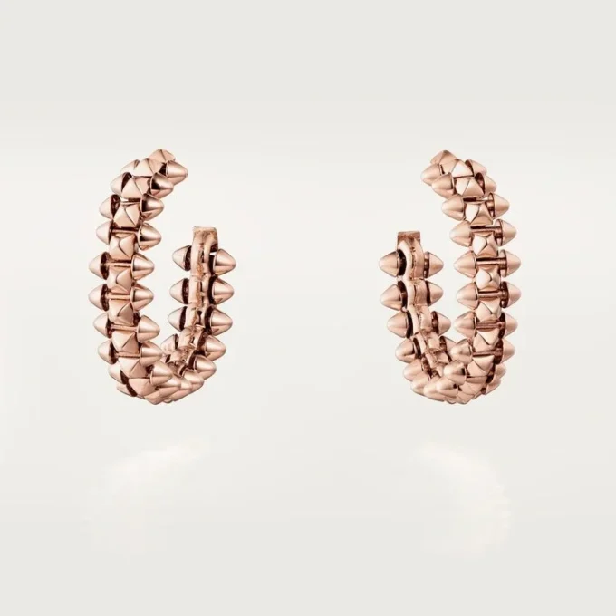 Clash De Cartier Hoop Earrings – Rose Gold, Small | Cartier Us Clash De Cartier Hoop Earrings – Rose Gold, Small | Cartier Us