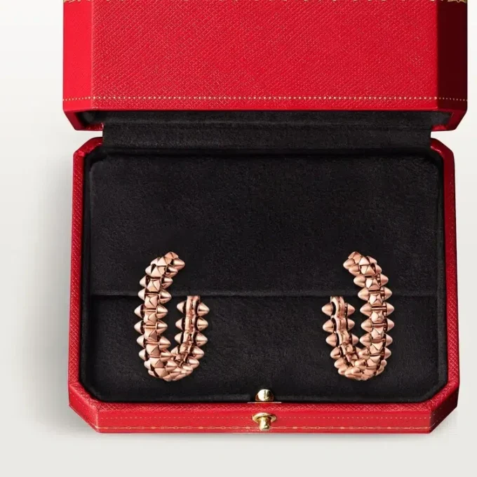 Clash De Cartier Hoop Earrings – Rose Gold, Small | Cartier Us Clash De Cartier Hoop Earrings – Rose Gold, Small | Cartier Us