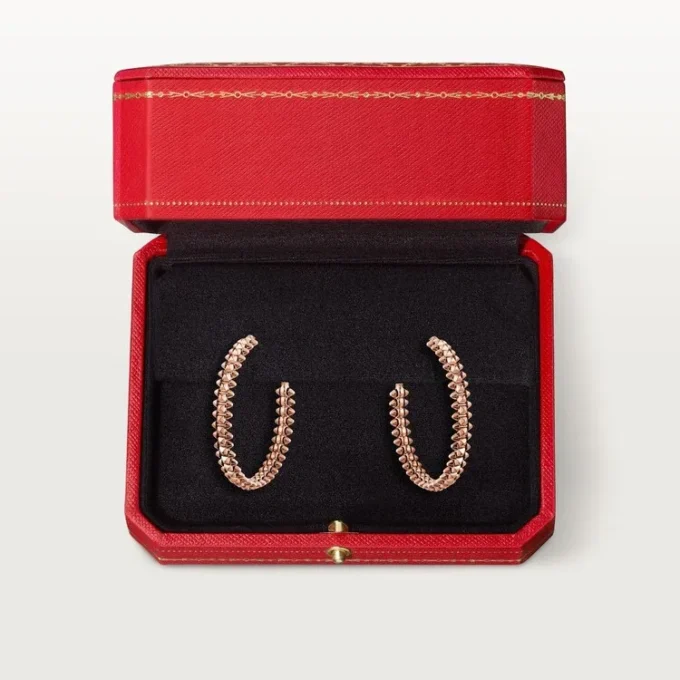 Clash De Cartier Hoop Earrings Small Model – Rose Gold – Cartier Clash De Cartier Hoop Earrings Small Model – Rose Gold – Cartier