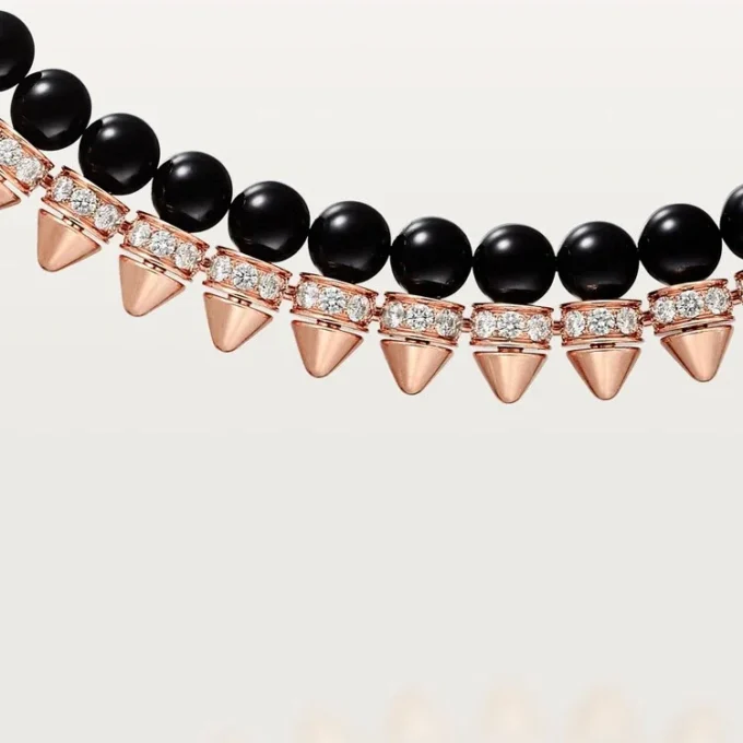 Clash De Cartier Necklace, Flexible, Onyx, Extra-Large Model, Diamonds Clash De Cartier Necklace, Flexible, Onyx, Extra-Large Model, Diamonds