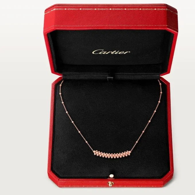 Clash De Cartier Pendant Necklace – Rose Gold, Small | Cartier Us Clash De Cartier Pendant Necklace – Rose Gold, Small | Cartier Us