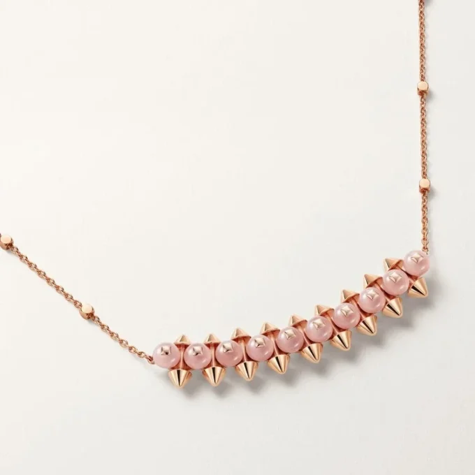 Clash De Cartier Pendant, Pink Chalcedony Clash De Cartier Pendant, Pink Chalcedony