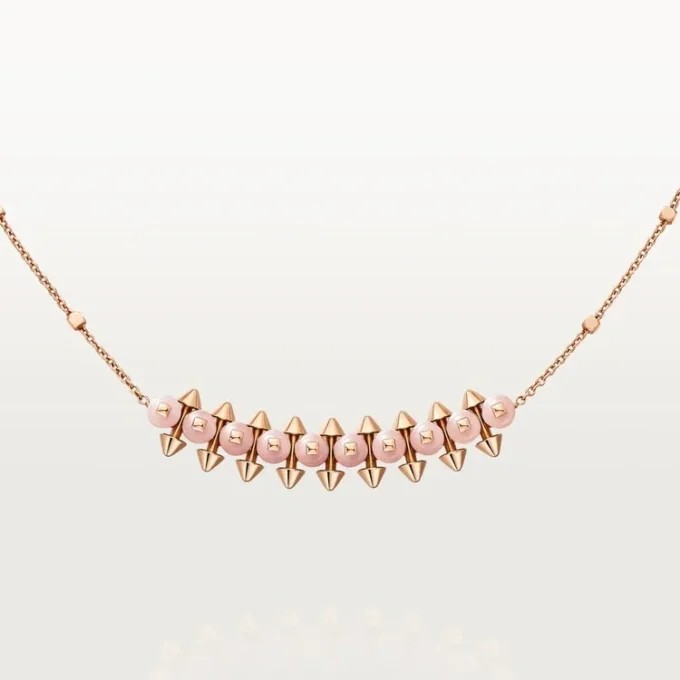Clash De Cartier Pendant, Pink Chalcedony Clash De Cartier Pendant, Pink Chalcedony