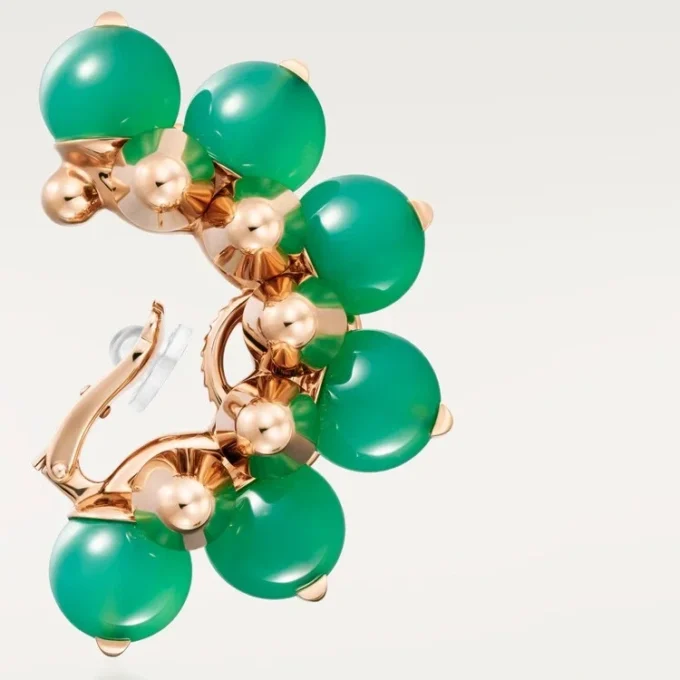 Clash De Cartier Single Earring, Chrysoprase, Extra-Large Model Clash De Cartier Single Earring, Chrysoprase, Extra-Large Model