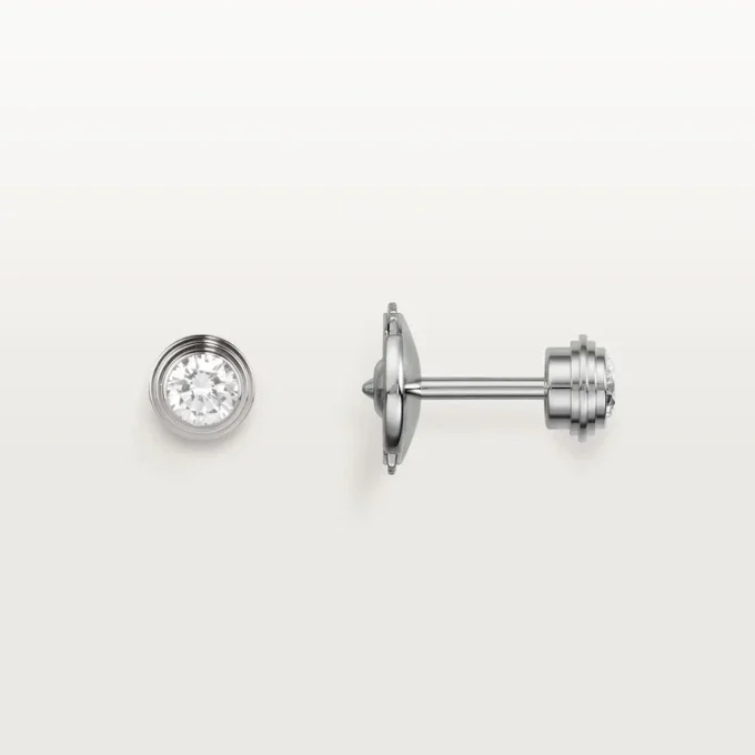 Diamants Legers Earrings, Mm – White Gold, Diamonds – Cartier Diamants Legers Earrings, Mm – White Gold, Diamonds – Cartier